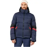 Rossignol - Ski jassen - Daille Down Jacket Dark Navy voor Heren - Maat XL - Marine blauw