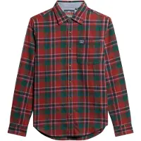 Superdry Overhemd groen / rood