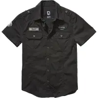 Brandit Overhemd 'Luis' grijs / zwart / offwhite