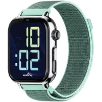 Savefamily Smartwatch SaveWatch Plus 2 49 mm Bluetooth Zilver met bandje Groen