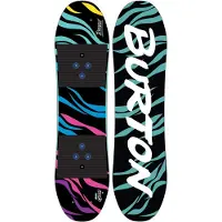 Burton - Snowboards - Mini Grom 2026 voor Unisex van Hout - Kindermaat 80 cm - Zwart
