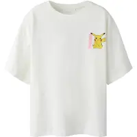 Name it Shirt 'Dyppi Pokemon' hemelsblauw / geel / rosa / wit