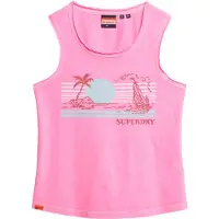 Superdry Top lichtblauw / pastelroze / lichtroze / rood