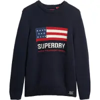 Superdry Trui marine / rood / wit