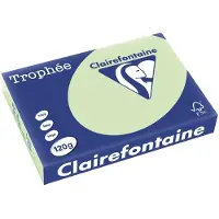 Clairefontaine Trophée Pastel, gekleurd papier, A4, 120 g, 250 vel, golfgroen