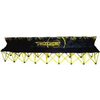 Powershot Eight Person Foldable Bench Blauw