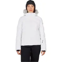 Rossignol - Dames ski jassen - W Staci Insulated Jacket White voor Dames - Maat L - Wit