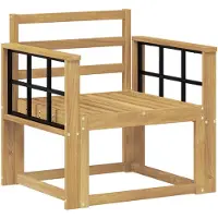 vidaXL Buiten bank set Massief Acacia Hout Wit