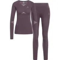 Odlo Fundamentals Performance Warm Basislaag Set Grijs XS Vrouw