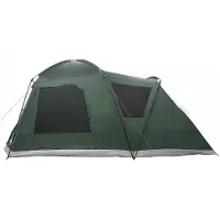 vidaXL Huisje Tent 8-persoons Legergroen Polyester en Staal