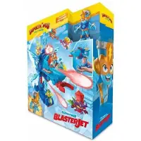 Magic Box S Blaster Jet Rotating Loader With 6 Projectiles Figure Blauw Kinderen