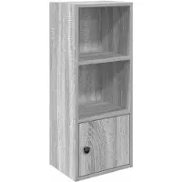 vidaXL Boekenkast 31x24x77 cm bewerkt hout grijs sonoma eikenkleurig