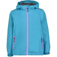 CMP - Girl's Jacket Fix Hood WP - Regenjas 116, turkoois