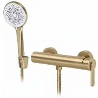 REA - Ontario Side - Duscharmatur - Geborsteld Goud - 26X15X10Cm
