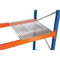 Schulte Lagertechnik Inlegraam voor palletstelling, B 950 x D 800 mm, voor staanderdiepte 50 mm, verzinkt, 1 st.