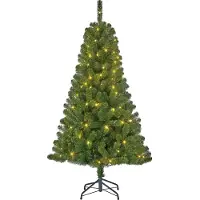 Black Box Trees Black Box kunstkerstboom Charlton met 80 lampjes warm wit D 76 H 120 cm