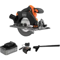Black & Decker 18V Brushless Cirkelzaag 165mm (met 4.0Ah accu en lader) BLCCS78M1-QW