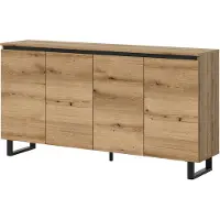 Xonox Tomasa dressoir 4 deuren eiken decor.