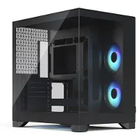 Fractal Design PC Gaming-behuizing Pop 2 Vision Midi-tower Zwart RGB met zijpaneel van gehard glas