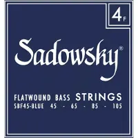 Sadowsky Blue Label SBF 45 Stainless Steel Flatwound 45-105 snarenset voor elektrische basgitaar