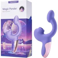 Magic Motion Magic Ponder - duo vibrator met clitorisstimulatie - siliconen