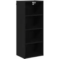 vidaXL Hangkast Zwart Eiken 40 x 29,5 x 100 cm Bewerkt hout