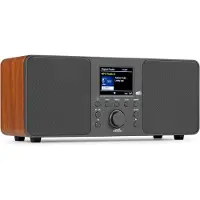 TIM. TIM CD Speler - CD Speler Bluetooth - FM radio - Donkergrijs- 14cm x 31cm x 14cm