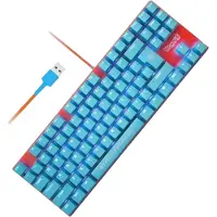 Fr-Tec Dragon Ball Super, toetsenbord zonder numeriek keypad (80-87%), bekabeld, USB, mechanische schakelaar, QWERTY-indeling, blauw, oranje