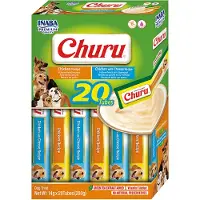 Inaba Churu Puree Hondensnack Multipack Chicken & Cheese 20 x 14 gr