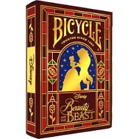 Sonstige Verlage Disney Beauty & The Beast - Premium Speelkaarten - Luxe tuck case met goudfolie