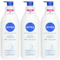 Beiersdorf Nivea Body Lotion Express Hydration 72H 3x400 ml Lichaamsverzorging