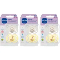 Mam Perfect Fopspeen Silicone Unisex 16m+ 3x2 St Fopspeen