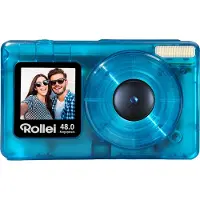 Rollei Compactline Pocket Transparent Blue Compactcamera Blauw