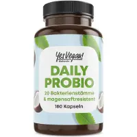 Arigato Distribution GmbH Daily Probio Darm Capsules (180 capsules = 6 maanden) 20 melkzuurbacteriestammen, maagzuurresistent 1x180 St