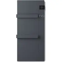 Sapho Onsen Evo elektrische badkamerradiator 1000W 40x90cm antraciet