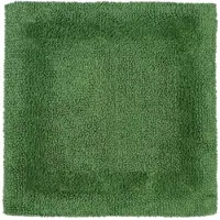 Homescapes douchemat varengroen 50x50 cm gemaakt van 100% katoen