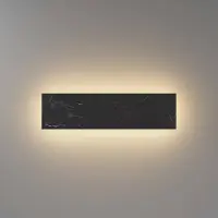 Maytoni Wandlamp BASIC TEXTURE, zwart, Woon-/ Eetkamer, Steen, Modern, wandlamp