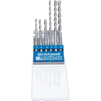 Bgs Hamer-boor-set SDS, hardmetalen punt, 5 - 10 mm, 6 delig