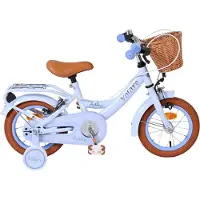 Volare Ashley Kinderfiets - Meisjes - 12 inch - Pastel Blauw - Twee handremmen