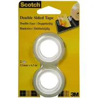 Scotch FT-5100-4927-1 136R2 Dubbelzijdige tape 665 Transparant (l x b) 6.3 m x 12 mm 2 stuk(s)