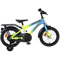 Volare Thombike Kinderfiets - Jongens - 14 inch - Blauw Geel