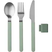 Mepal Bestekset Silueta 3-delig - Nordic sage - campingservies - Campingbestek - Buitenservies