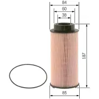 Bosch Brandstoffilter F026402100 Bosch voor o.a. SCANIA