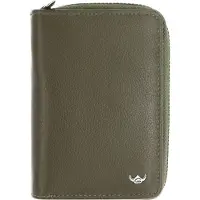 Golden Head Leren portemonnee Madrid RFID Protect RV-Börse 3317 Oliv olijfgroen