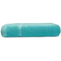 The One Towelling Recycled Classic Handdoek - 50 x 100 cm - Hoge vochtopname - 450 gr/m² - Katoen/Polyester - Zeegroen