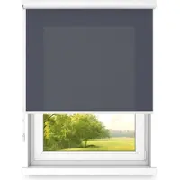 Time4blinds Vrijhangend Rolgordijn in Aluminium Cassette – Keukenzonwering voor Ramen – Slaapkamerjaloezieën voor Ramen – Rolluiken voor Ramen voor Binnen – 1700x1900mm – Grafiet – Linkszijdig