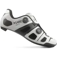 Lake CX242 Regular White/Black Road Shoes || Maat: 44.1/2