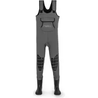Zebco Trophy Neoprene Wader Grijs EU 43-44 Man
