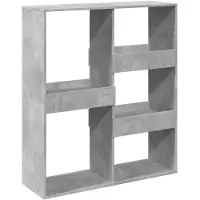 vidaXL Boekenkast / kamerscherm 100x33x115 cm betongrijs