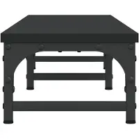 vidaXL Monitorstandaard 105x23x15,5 cm bewerkt hout zwart